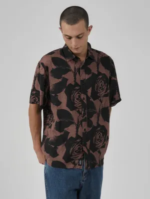 The Paradox of Paradise Bowling Shirt - Black