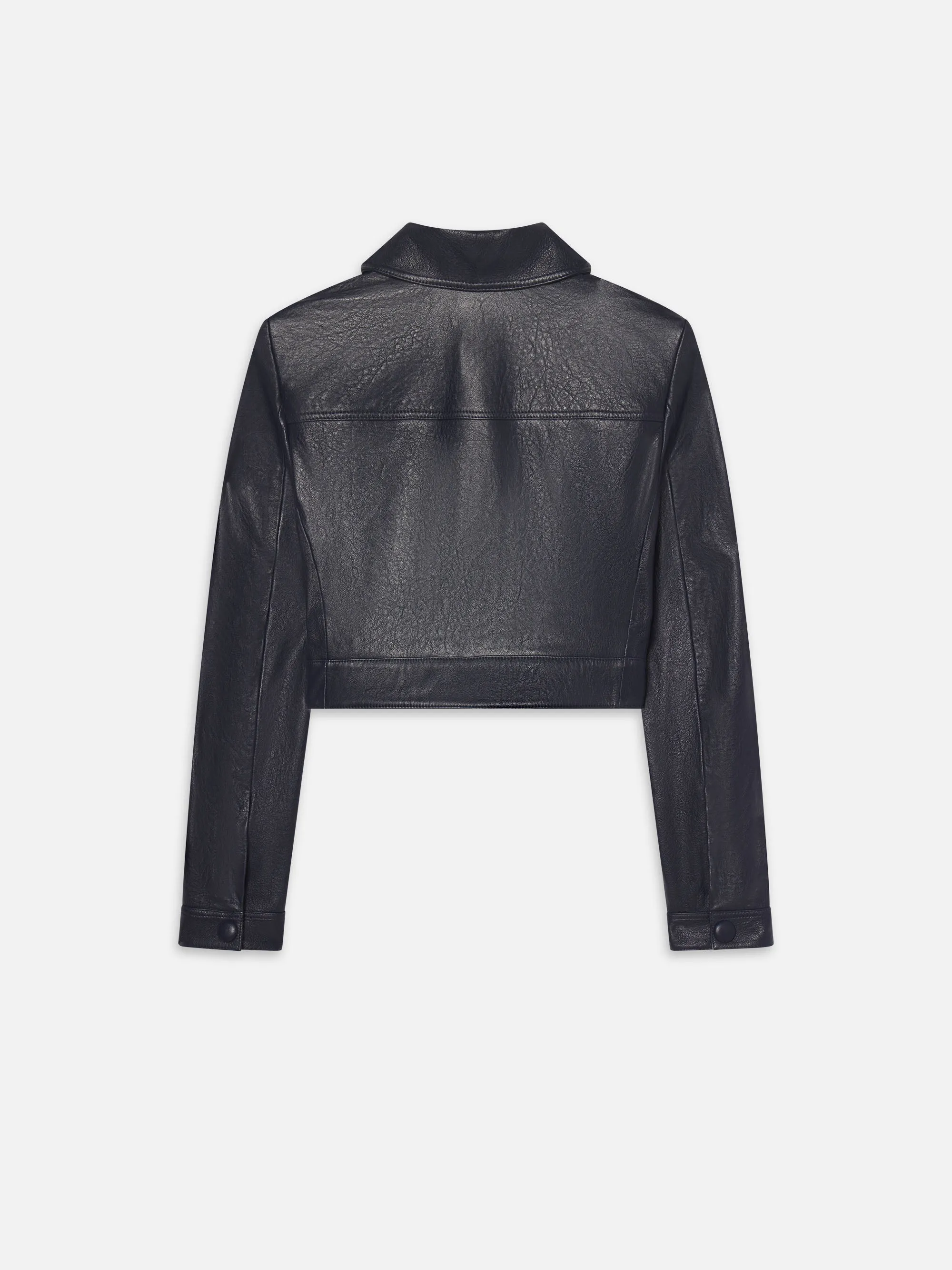 The Small Leather Jacket -- Dark Indigo