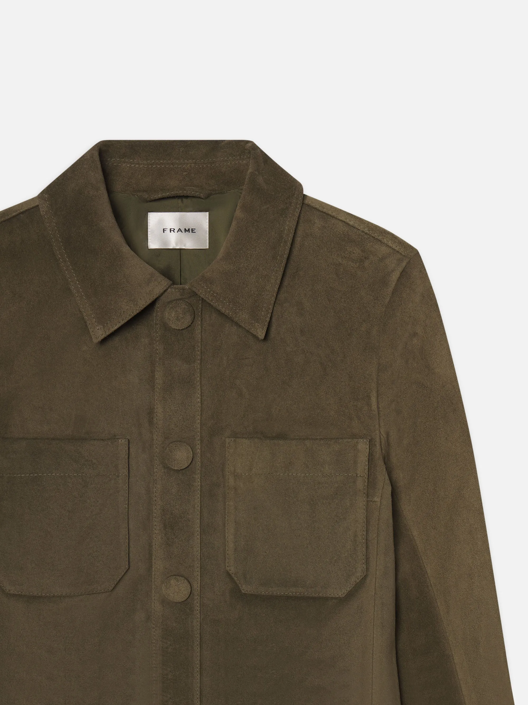 The Small Suede Jacket -- Cypress
