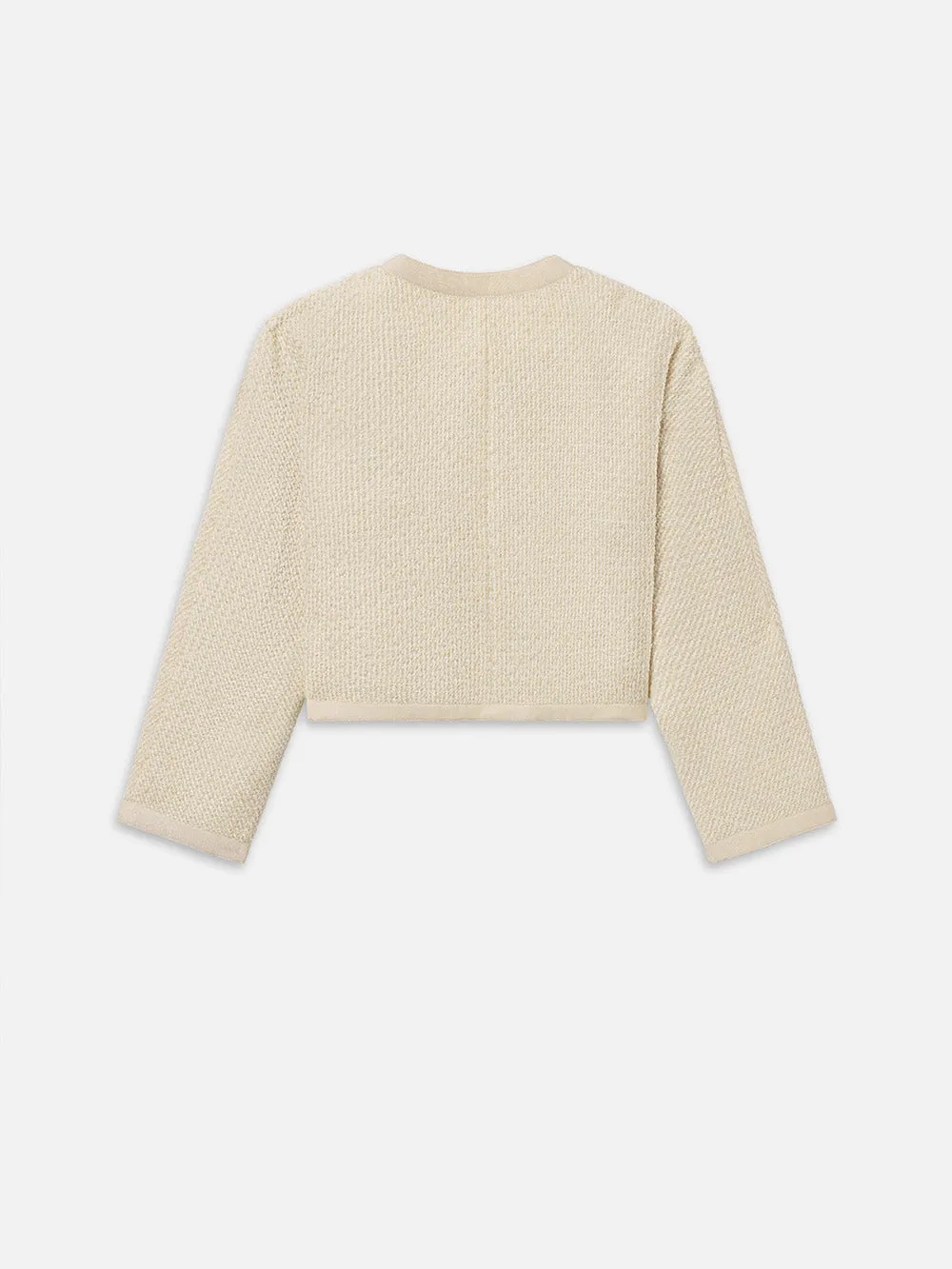 The Trim Jacket -- Cream Multi