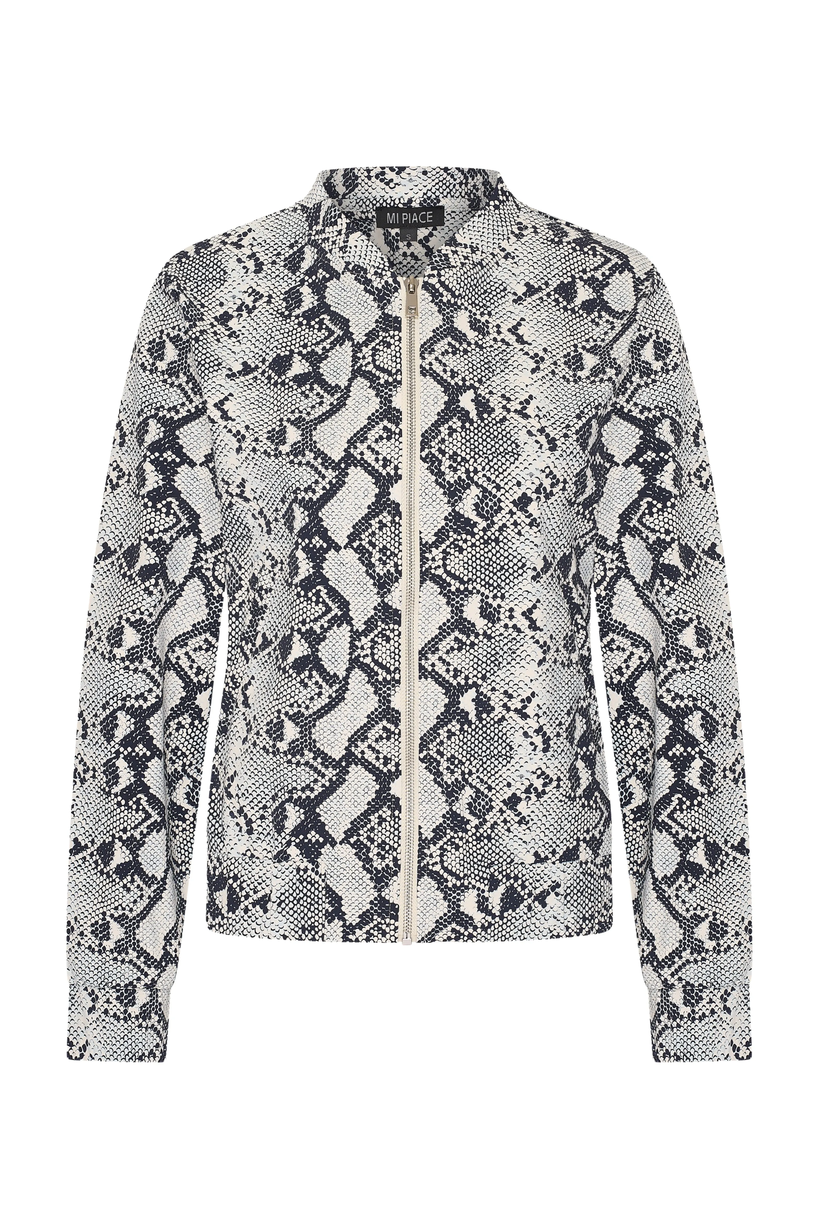 Travel jacket Snake Print Dark Blue Kit 202463