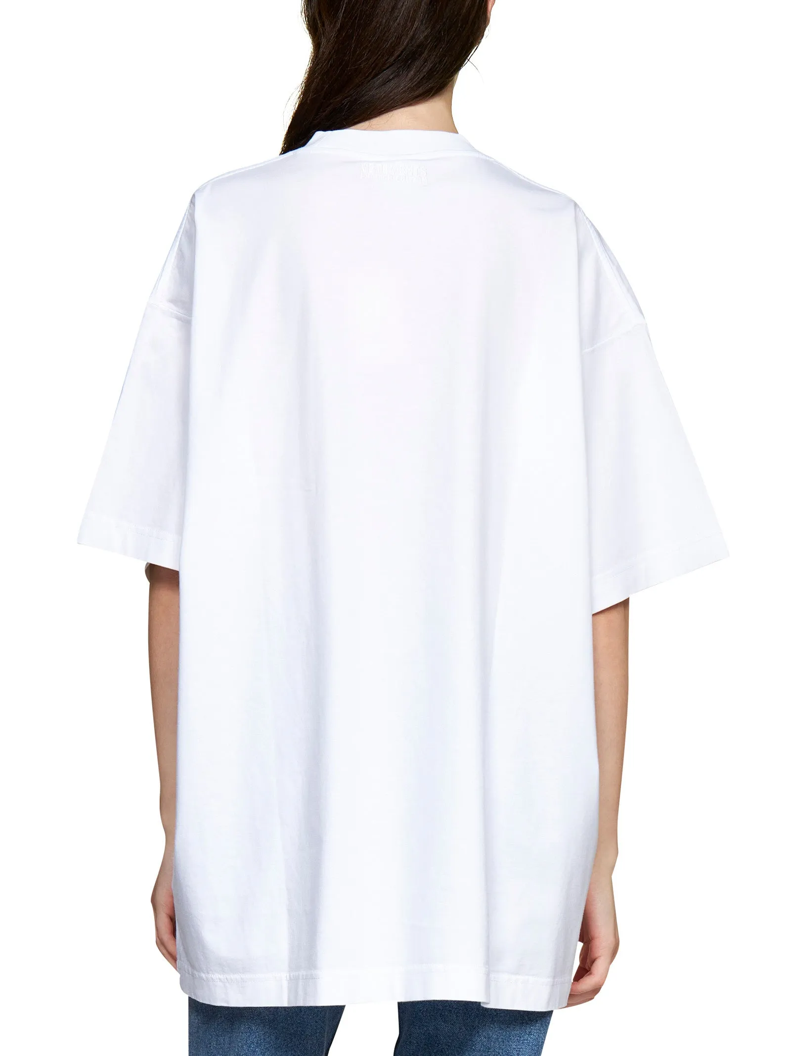 Vetements Logo Printed Crewneck T-Shirt