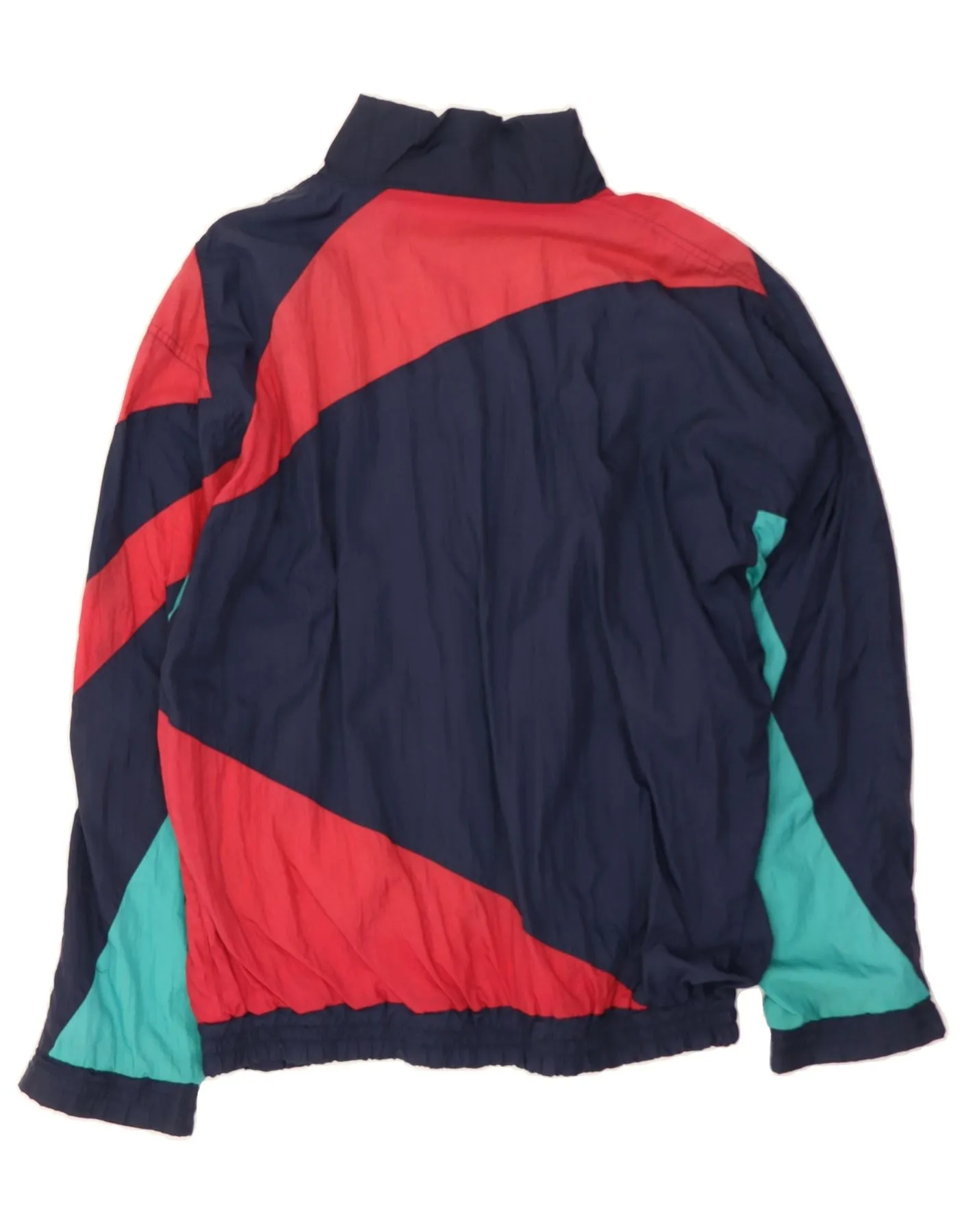 VINTAGE Mens Tracksuit Top Jacket XL Multicoloured Colourblock