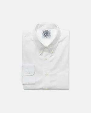 WHITE BROADCLOTH DRESS SHIRT