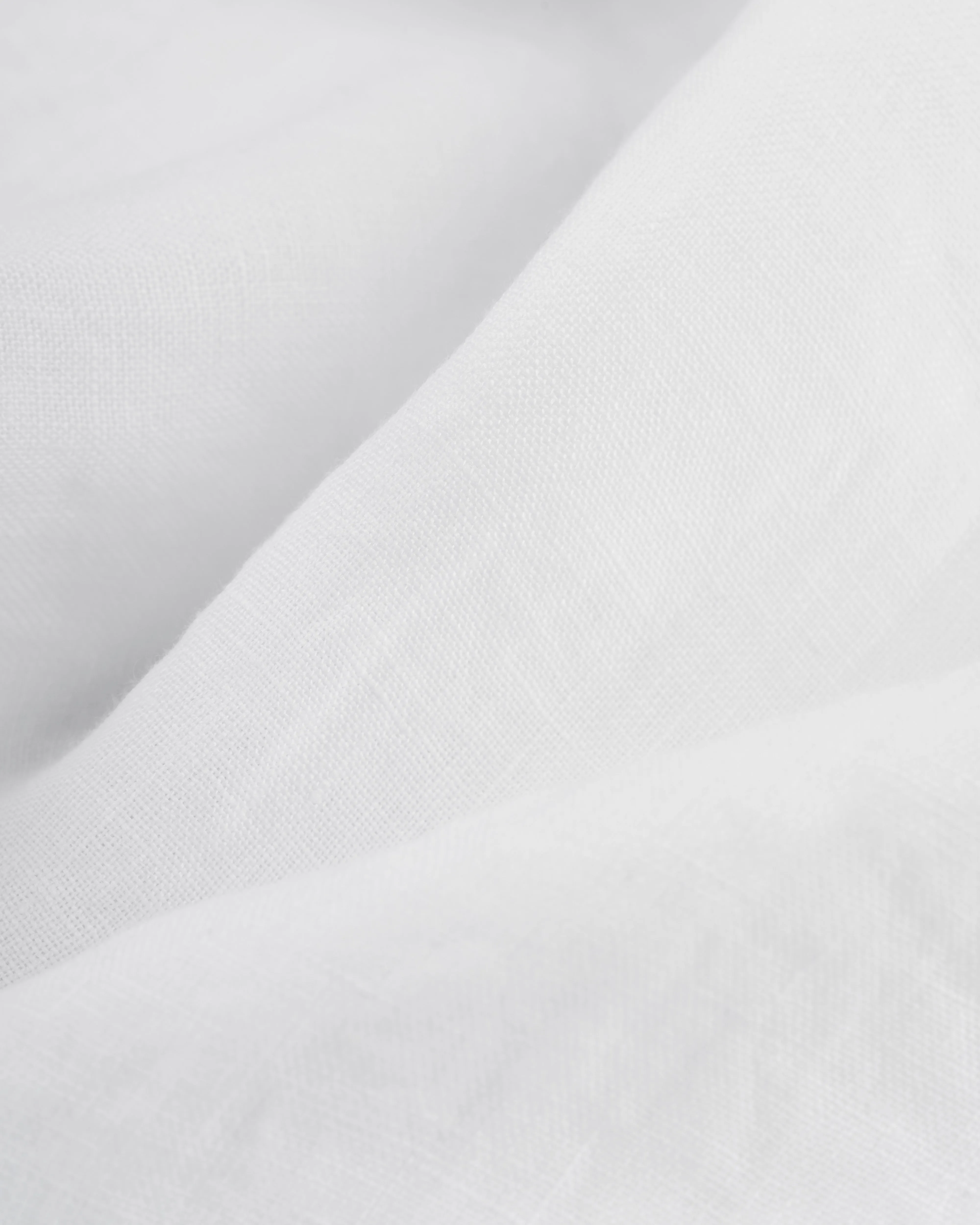 WHITE SOLID LINEN SHIRT