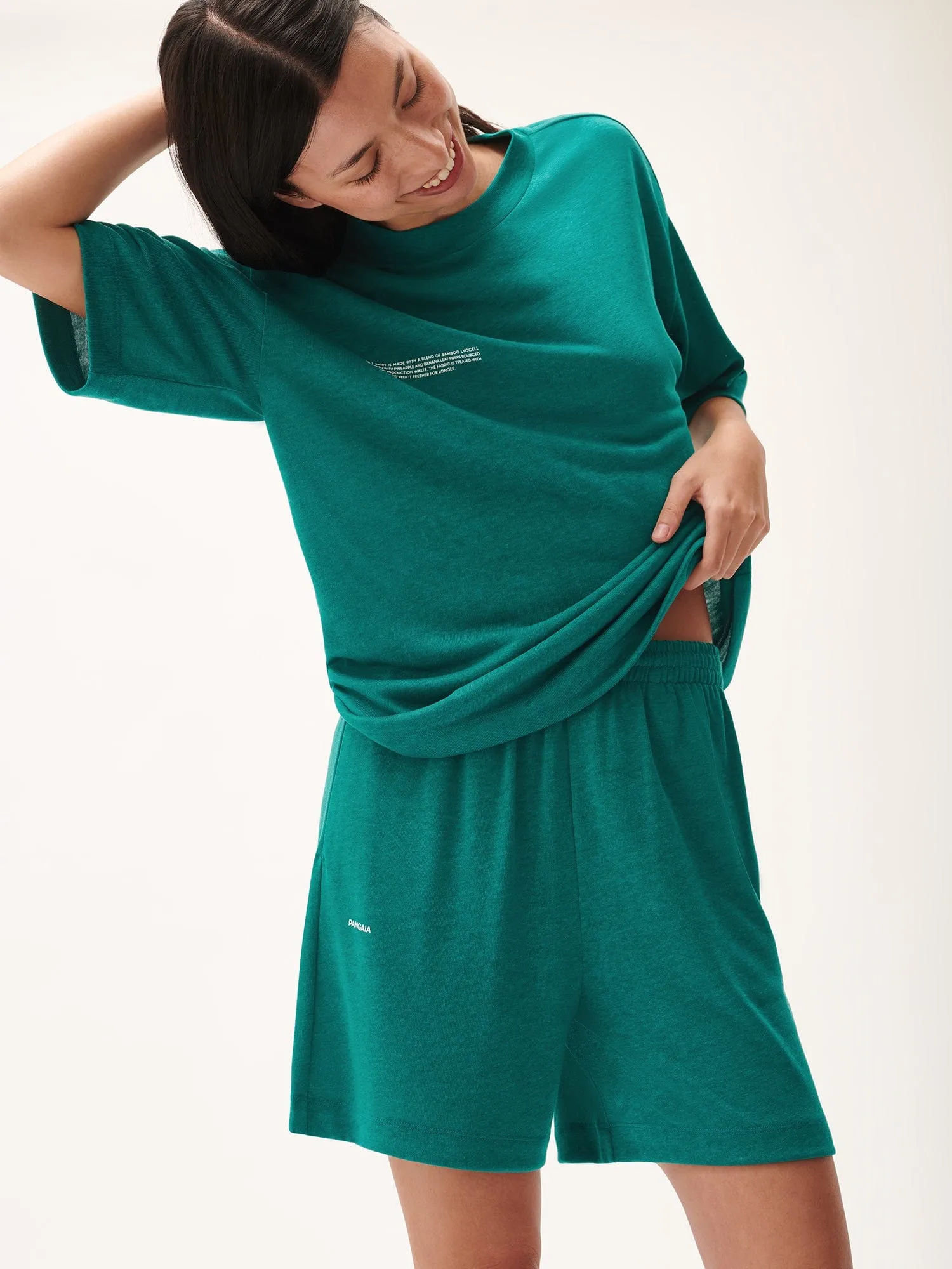 Womens DNA Frutfiber T-Shirt—scarab teal
