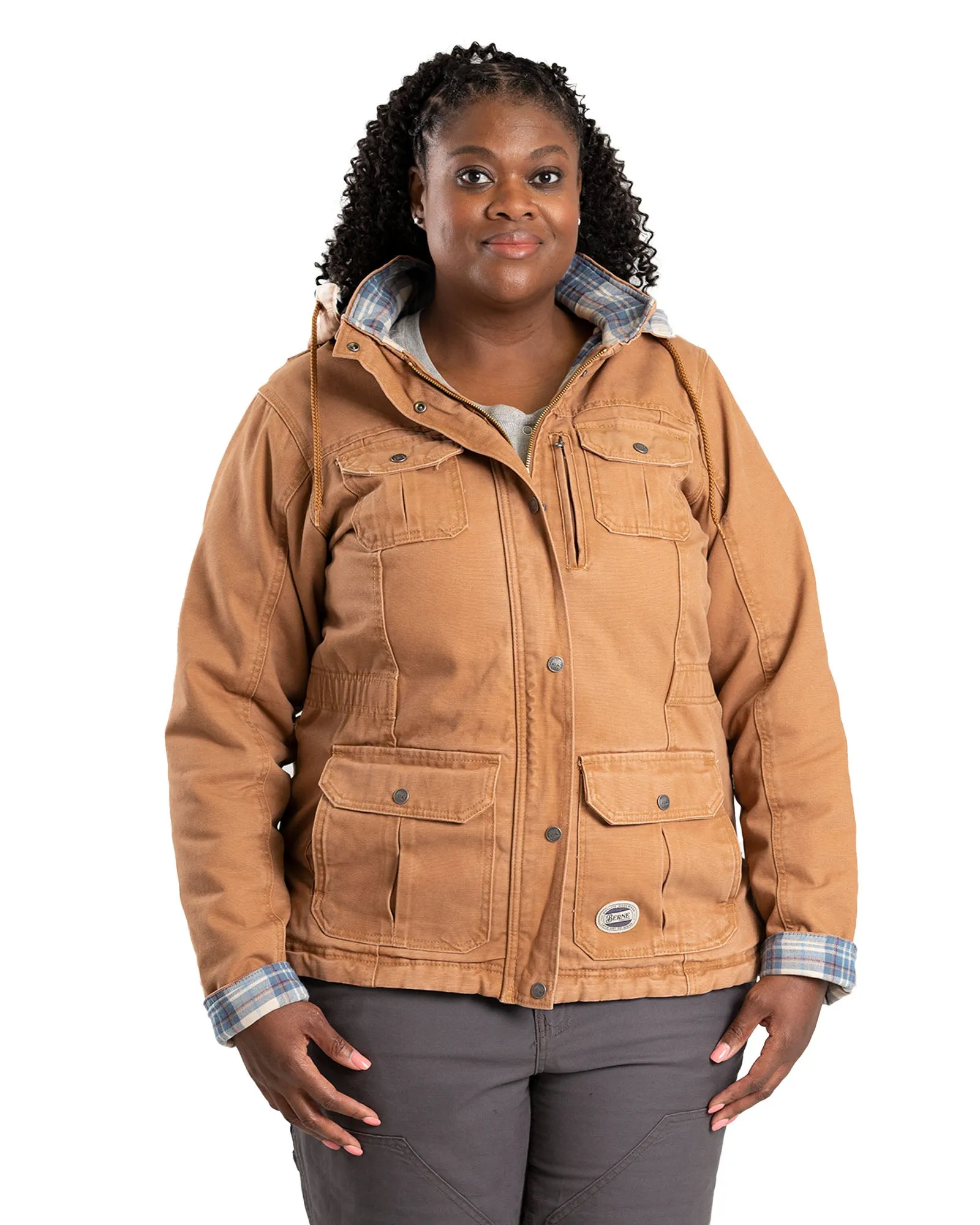 Women's Vintage Washed Duck Barn Coat