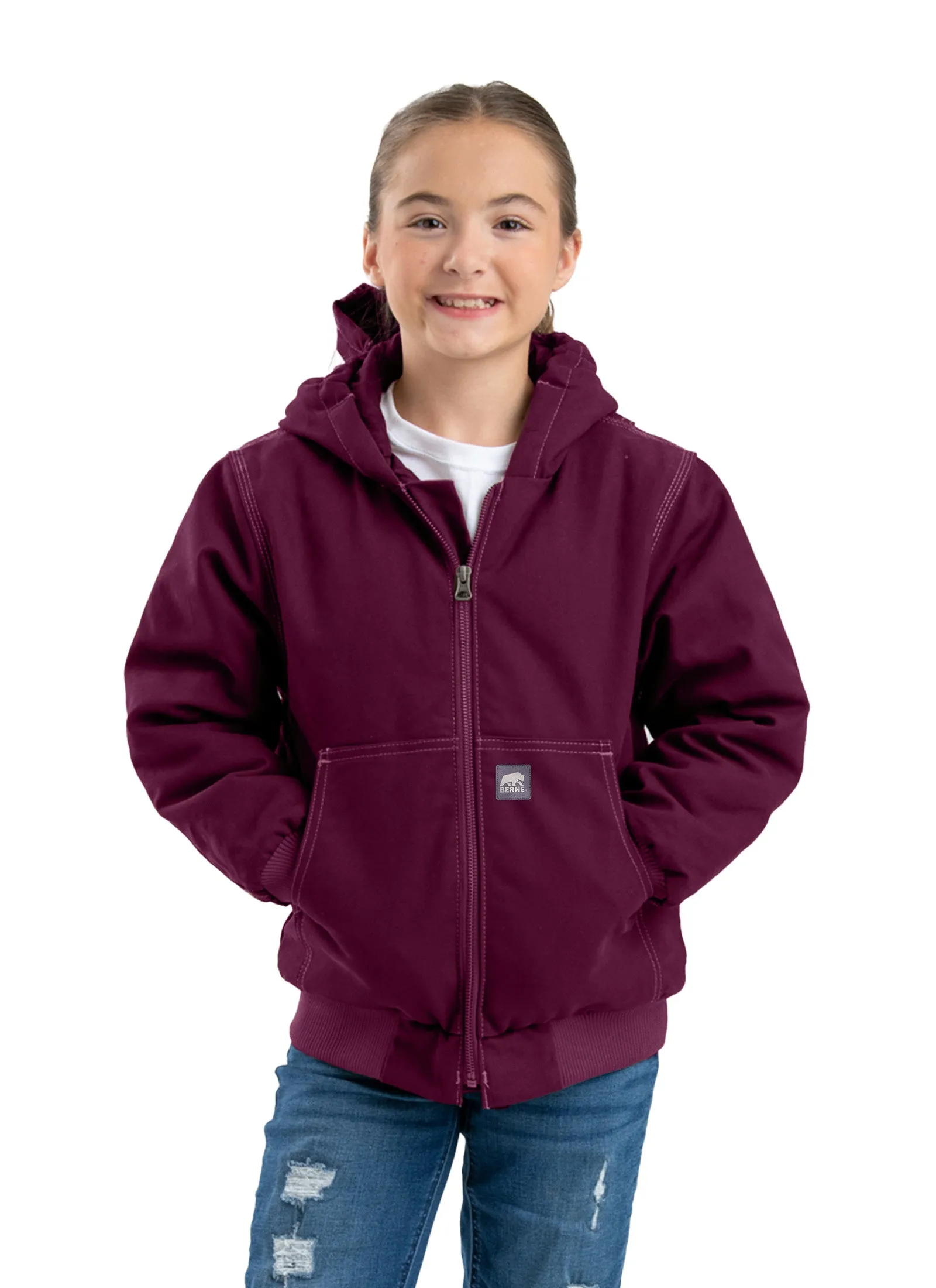 Youth Highland Softstone Duck Hooded Jacket