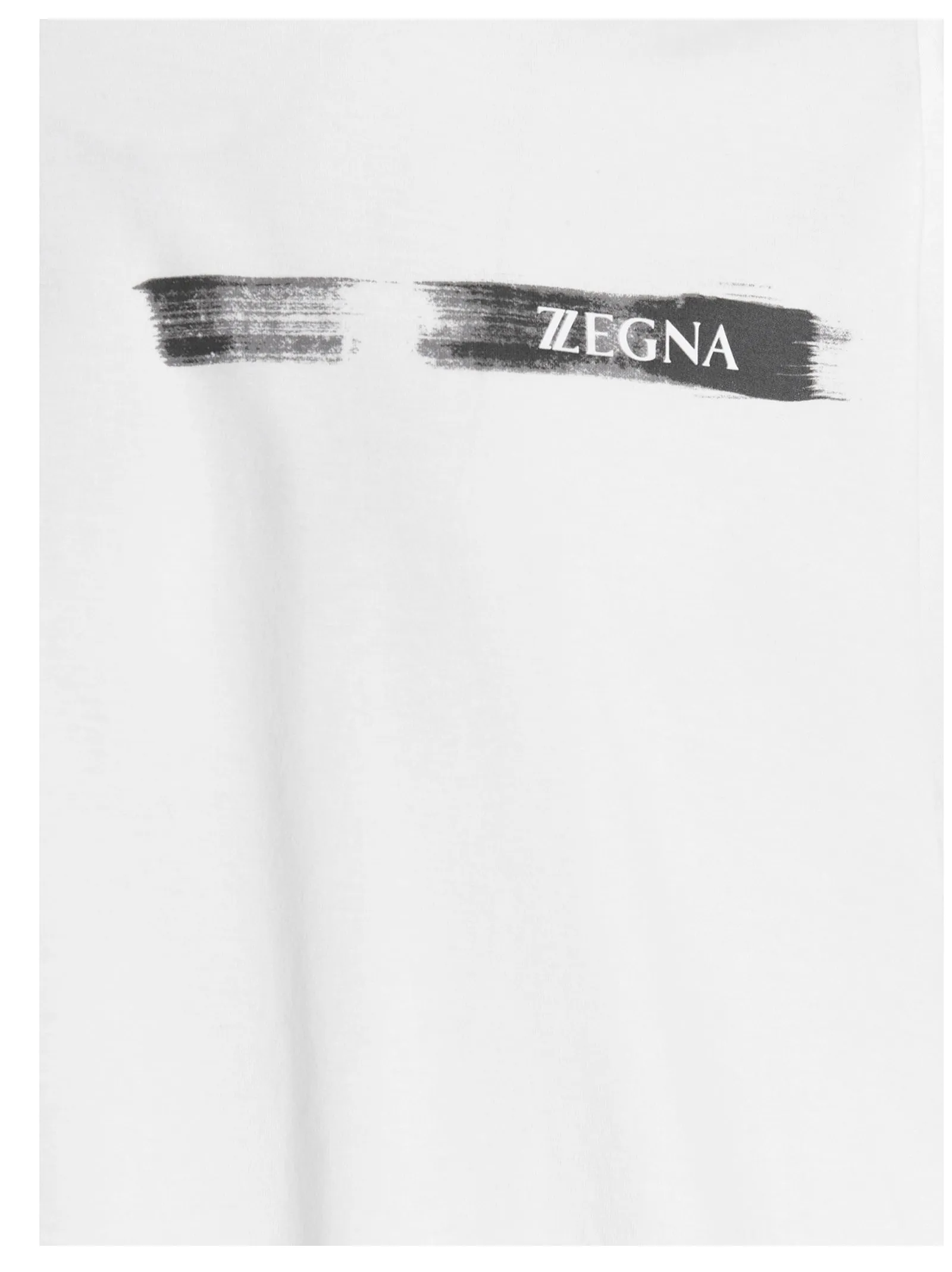 Z Zegna Logo Printed Crewneck T-Shirt